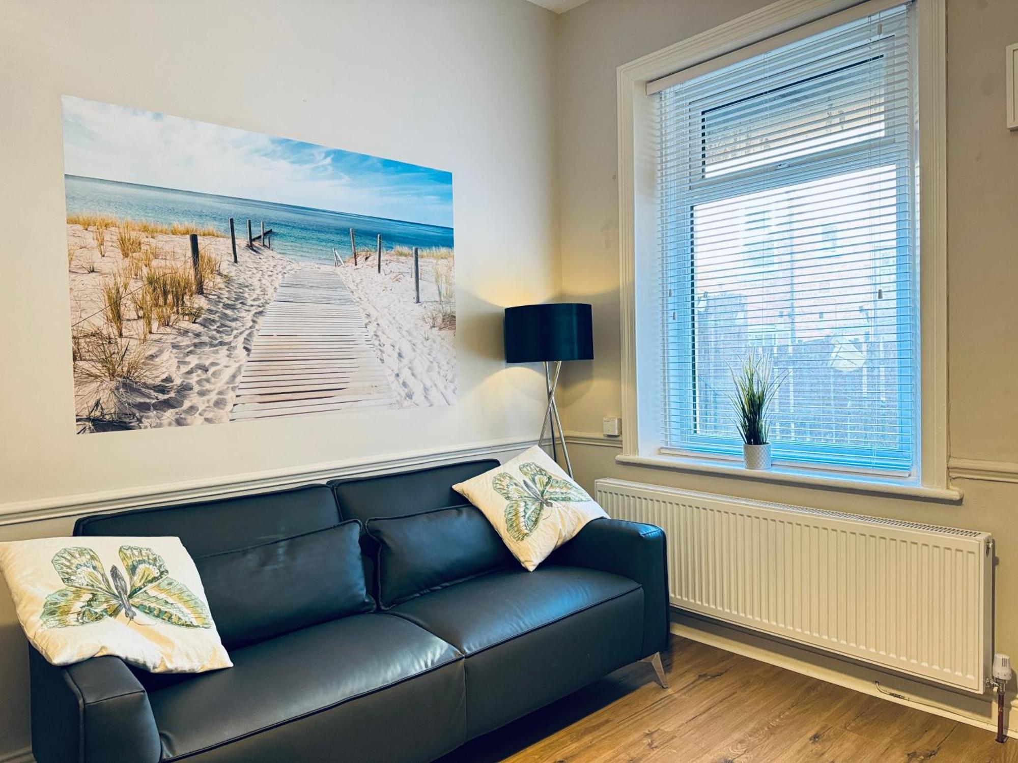 Rockcliffe Retreat, Stylish Coastal Apartment Whitley Bay Eksteriør billede