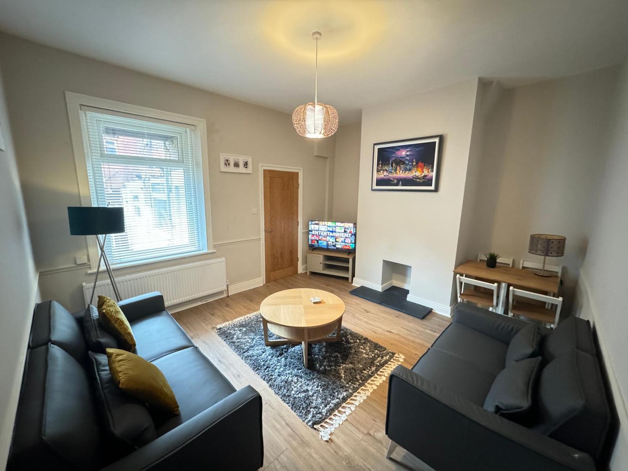 Rockcliffe Retreat, Stylish Coastal Apartment Whitley Bay Eksteriør billede